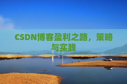 CSDN博客盈利之路，策略与实践